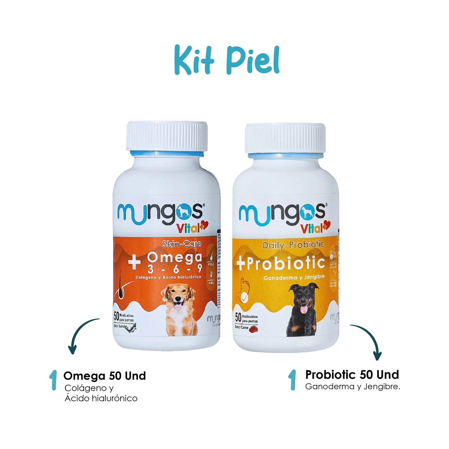 Kit Piel Probiotic 50 Unds + Omega 50 Unds