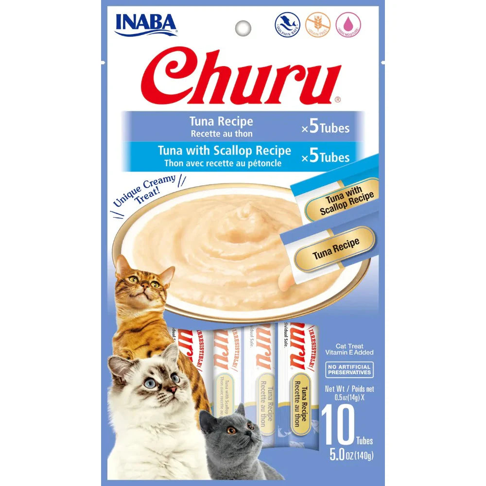 Churu Paquete variado de 10 unidades de atún