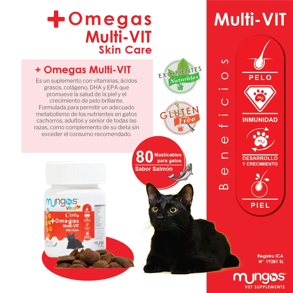 Vitaminas y Minerales para Perros – Mungos vital Multi-vit x 45 unidades blandas