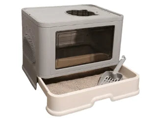 Arenera plegable con rascador
